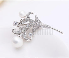 Load image into Gallery viewer, Lilly and Pearl Brooch - Enumu
