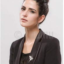 Load image into Gallery viewer, Lilly and Pearl Brooch - Enumu