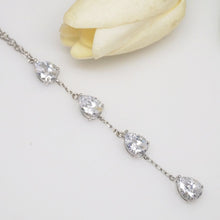 Load image into Gallery viewer, Swiss Zircon Long Pendant with Chain - Enumu