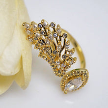 Load image into Gallery viewer, Swiss Zircon Adjustable Ring - Enumu