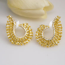 Load image into Gallery viewer, Super Big Yellow Citrine CZ Studs - Enumu