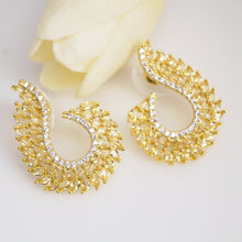 Load image into Gallery viewer, Super Big Yellow Citrine CZ Studs - Enumu