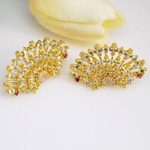 Load image into Gallery viewer, Huge Citrine Studs - Enumu