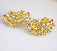 Load image into Gallery viewer, Huge Citrine Studs - Enumu