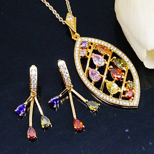 Multi Color Necklace set - Enumu