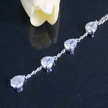 Load image into Gallery viewer, Swiss Zircon Long Pendant with Chain - Enumu
