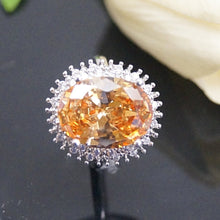 Load image into Gallery viewer, Champagne CZ Ring - Enumu