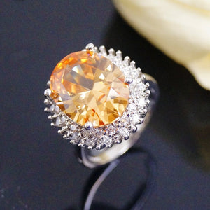 Champagne CZ Ring - Enumu
