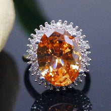 Load image into Gallery viewer, Champagne CZ Ring - Enumu