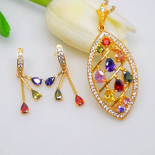 Load image into Gallery viewer, Multi Color Necklace set - Enumu