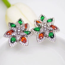 Load image into Gallery viewer, Big Orange &amp; Green Studs - Enumu