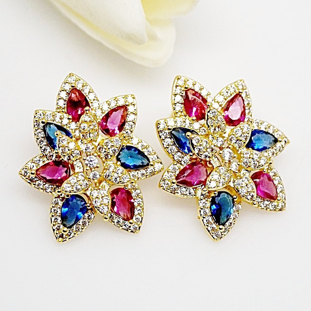 Big Multi Colour Studs - Enumu