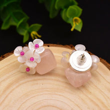 Load image into Gallery viewer, Sterling Silver Natural Shell Studs Earrings - Enumu