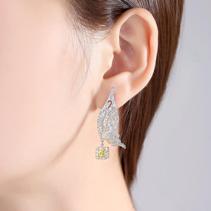 Alternate Designer Butterfly Dangle Earrings - Enumu