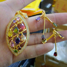 Load image into Gallery viewer, Multi Color Necklace set - Enumu